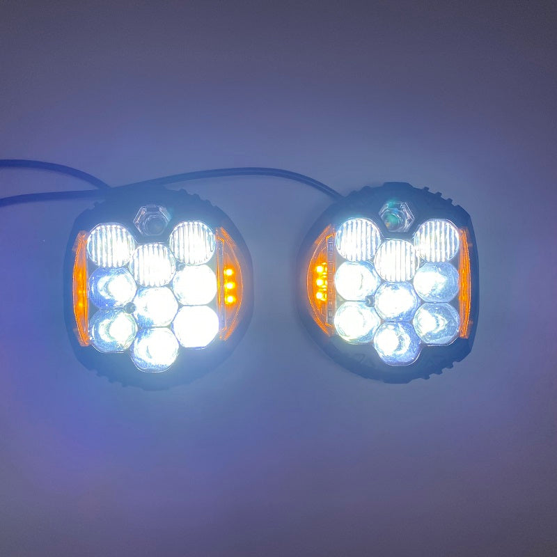5'' 75w Side Shooter round off road lights for trucks (2 packs)-2