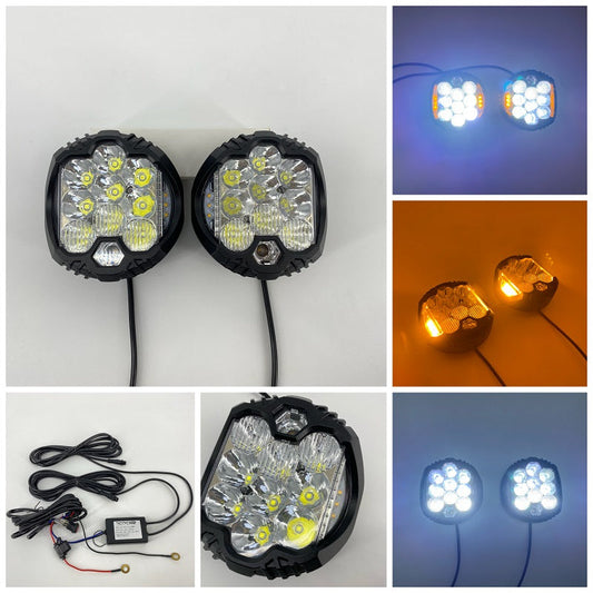 5'' 75w Side Shooter round off road lights for trucks (2 packs)-0